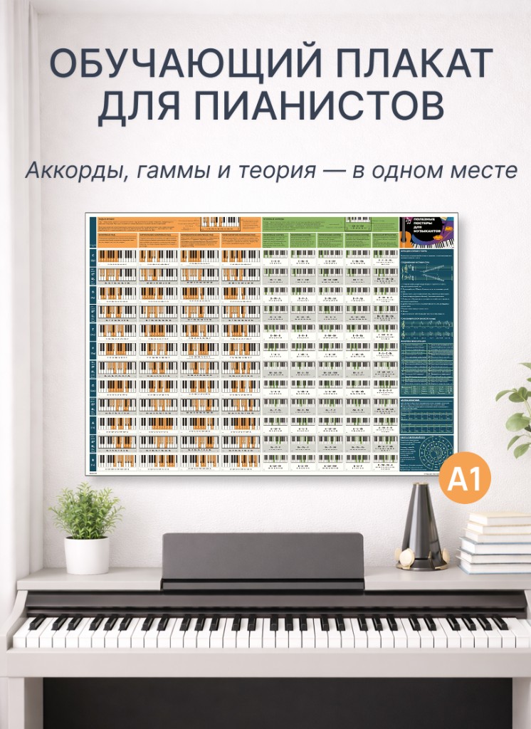 Плакат для фортепиано A1